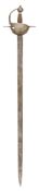 A SPANISH MODEL 1806 CUP-HILT MILITARY SWORD, EARLY 18TH CENTURY