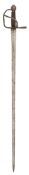 A RARE SWEDISH MODEL 1665 (FIRST TYPE) MILITARY SWORD, LATE 17TH CENTURY