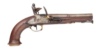 A NEAPOLITAN 15 BORE FLINTLOCK OFFICER’S PISTOL, REIGN OF JOACHIM MURAT (1808-1815)