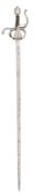 A GERMAN RAPIER, EARLY 17TH CENTURY
