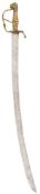 A SWISS SABRE, CIRCA 1740