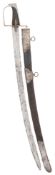 A EUROPEAN CAVALRY SABRE, MID-18TH CENTURY, POSSIBLY PRUSSIAN