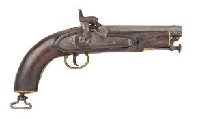 A 25 BORE PERCUSSION SERVICE PISTOL FOR THE AUSTRALIAN CONSTABULARY BY WILKINSON, MID-19TH CENTURY