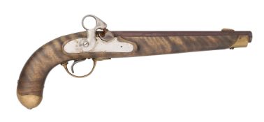 A PRUSSIAN 16 BORE PERCUSSION MILITARY PISTOL FOR THE SECOND SCHLESWIG WAR OF 1864, REIGNS OF