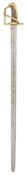 A RARE DANISH CAVALRY TROOPER’S SWORD, MID-18TH CENTURY, THE BLADE DATED 1752