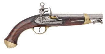 A SPANISH 14 BORE MIQUELET-LOCK MODEL 1814 ROYAL BODYGUARD PISTOL BY ZULUAGA, REIGN OF FERDINAND VII