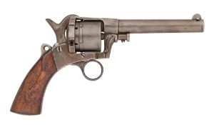 A DANISH 60 BORE PIN-FIRE MODEL 1863 NAVY SIX-SHOT REVOLVER, NO. 61, REIGN OF CHRISTIAN IX