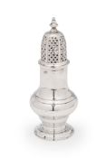 GEORGE III SILVER PEPPERETTE, SAMUEL WOOD, LONDON, 1760
