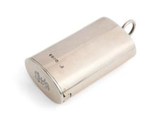 A VICTORIAN SILVER VESTA CASE, WRIGHT & DAVIES, LONDON, 1885