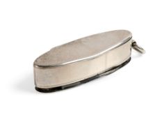 A VICTORIAN SILVER COMBINED PENKNIFE VESTA CASE, WRIGHT & DAVIES, LONDON, 1884