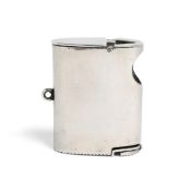 A VICTORIAN SILVER PATENT COMBINED CIGAR CUTTER VESTA CASE, HORTON & ALLDAY FOR RETAIL BY
