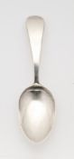 A SCOTTISH PROVINCIAL VICTORIAN SILVER CADDY SPOON, ROBERT ROBERTSON OF CUPAR, EDINBURGH, 1854