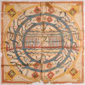 A JAIN DIAGRAM OF JAMBHUDVIPA, RAJASTHAN OR GUJARAT, 18TH/19TH CENTURY