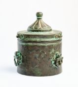 A KHORASAN BRONZE INKWELL, EASTERN PERSIA, CIRCA 13TH CENTURY