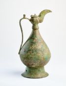 TWO KHORASAN BRONZE ITEMS, PERSIA, CIRCA 13TH CENTURY