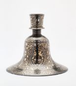 A BIDRI HUQQA BOTTLE, BENGAL, 19TH CENTURY