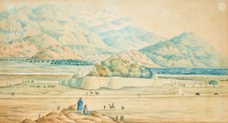 A DEPICTION OF THE CITY OF KABUL, BRITISH, CIRCA 1850