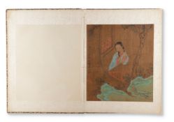 ALBUM OF FIGURE PAINTINGS QING DYNASTY