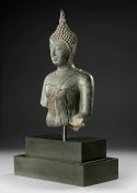 A SUKHOTHAI BRONZE BUDDHA (13TH–15TH CENTURY)
