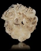 A JADE PENDANT, CHINA, HAN DYNASTY (206 BC-220 AD)