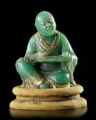A LUOHAN FIGURE, CHINA, QING DYNASTY (1644–1912)