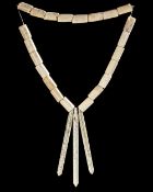 A NEOLITHIC JADE BEAD AND PENDANT SET, CHINA, LIANGZHU CULTURE (c. 3300–2300 BCE)
