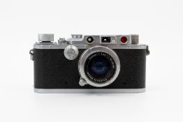 A vintage Leica III camera with Summar lens