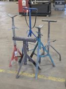 (5) Pipe Stands, Rollers