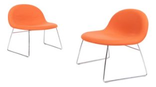 3D Sessel von Komplot für Gubi, 2er Set
