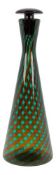 Italienische Karaffe aus Muranoglas von VeArt, 1980er