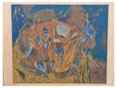 Piet Koenen, 1990er, Siebdruck & Mixed Media