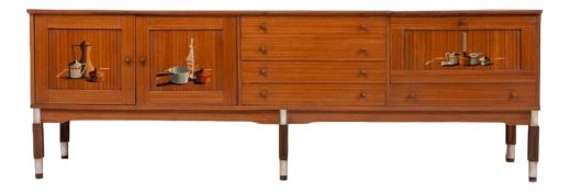 Mid-Century Modern Sideboard, Italien, 1950er