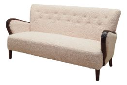 Dänisches Sofa aus Buche, 1960er