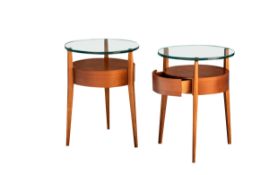 Italienische Nachttische, 1983, 2er Set