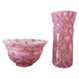 Murano Vasen von Vittorio Zecchin für AVEM, 2er Set