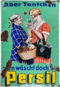 Emailschild Persil Tantchen, Düsseldorf um 1920 (3)