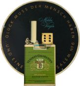 Blechschild Salem Cigaretten, Herbert Leupin, Dresden um 1950 (1-)