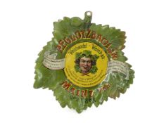 Zahlteller, Aschenbecher, Weinhandel P.F. Glotzbach, Mainz 1910 (1)