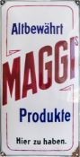 Emailschild Maggi Altbewährt, Berlin und Singen um 1910 (1-)