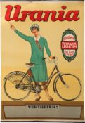 Plakat Urania Fahrradwerke, Cottbus um 1925 (A)