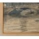 Frank Myers Boggs (1855-1926) American. 'Le Palais de Justice from across the Pont au Change', - Image 3 of 4