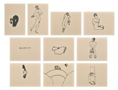 Francesco Clemente (b.1952) Italian. A Set of Ten 