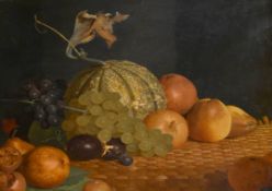 Circle of Eloise Harriet Stannard (1829-1915) British. Still Life of Fruit, Oil on panel,