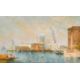 William George Meadows (c.1825-1901) British. A Venetian Scene, Oil on canvas, Signed, 12" x 20" ( - Image 1 of 4