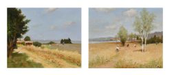 Marcel Dyf (1899-1985) French. "Coquelicots de Benance", Oil on canvas, Signed, inscribed verso, and