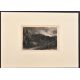Samuel Palmer (1805-1881) British. "The Weary Ploughman", Etching, Numbered 4 (within plate), and - Image 2 of 3