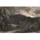 Samuel Palmer (1805-1881) British. "The Weary Ploughman", Etching, Numbered 4 (within plate), and - Image 1 of 3