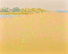 Lionel Bulmer (1919-1992) British. Sand Dunes, Oil on board, unframed 16