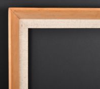 20th Century English School. A Wooden Frame with a fabric slip, rebate 19.5