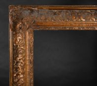 Early 20th Century European School, A Louis Style Painted Composition Frame with swept centres and